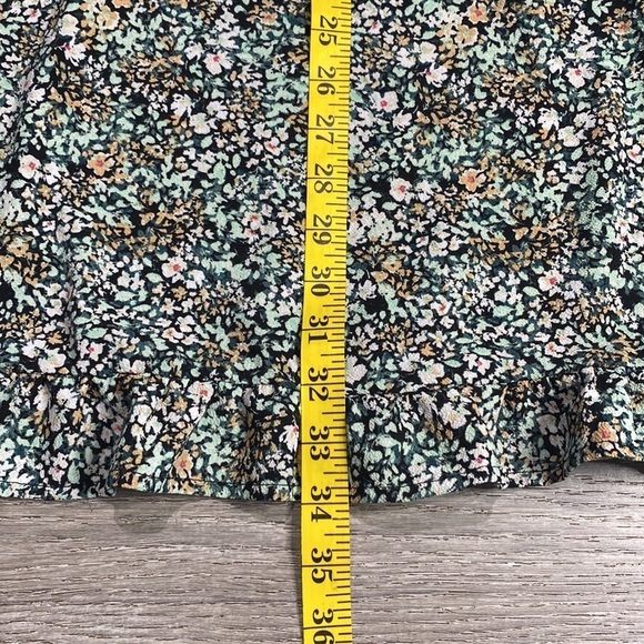 Vero Moda WOMEN’S MULTICOLOR FLORAL RUFFLE MINI DRESS SZ S - Picture 8 of 12